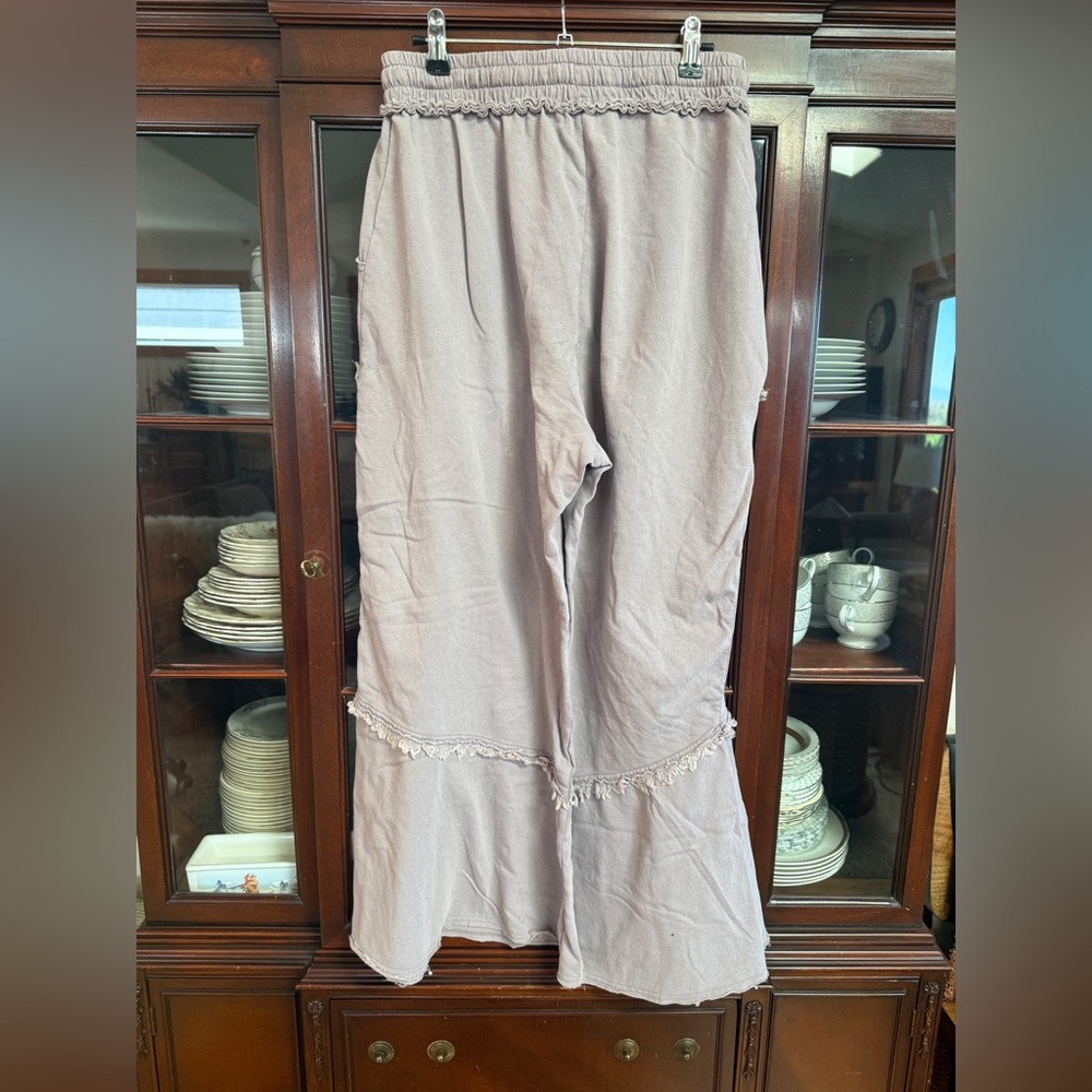 Easel Mineral Washed Fray Pants NWT - Picture 6 of 6